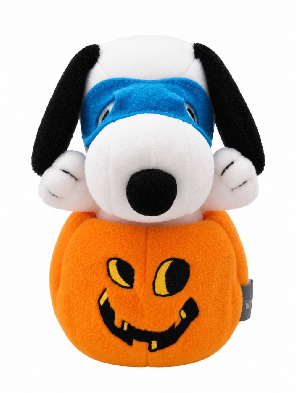 Hallmark Peanuts Snoopy Halloween Pumpkin Plush Blue Mask Collectible
